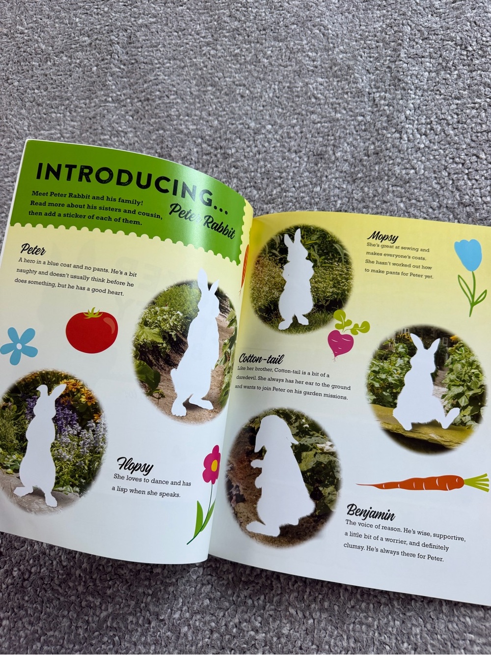 Peter Rabbit Sticker Activity Book - Yellow Cover - Picture 4 of 6
